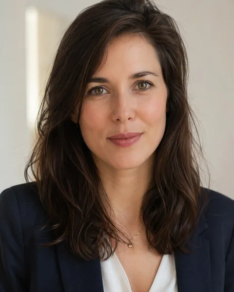 French AI teacher portrait